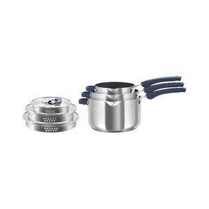 Dash Zakarian Trupro Stainless Steel 6Pc Stacking Sauce, Blue